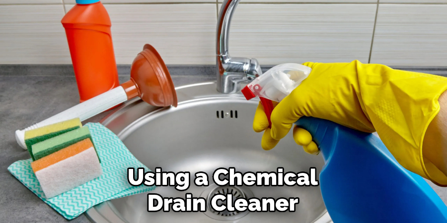 Using a Chemical Drain Cleaner