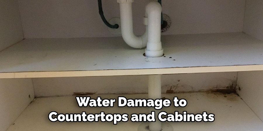 Water Damage to Countertops and Cabinets