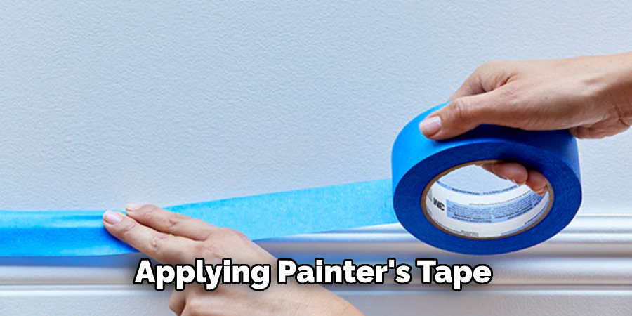 Applying Painter's Tape