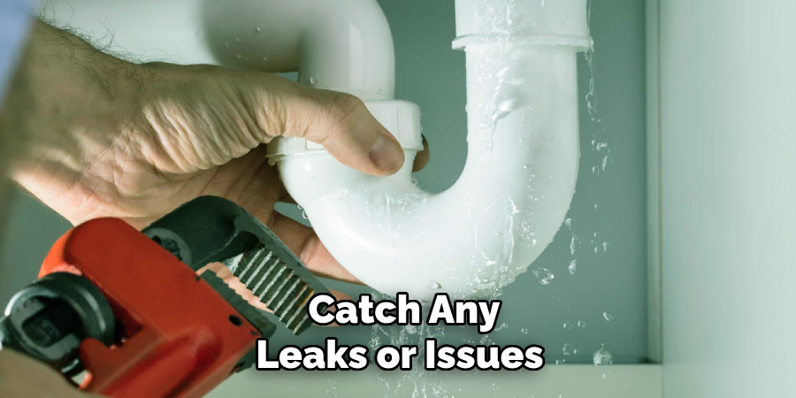 Catch Any Leaks or Issues 