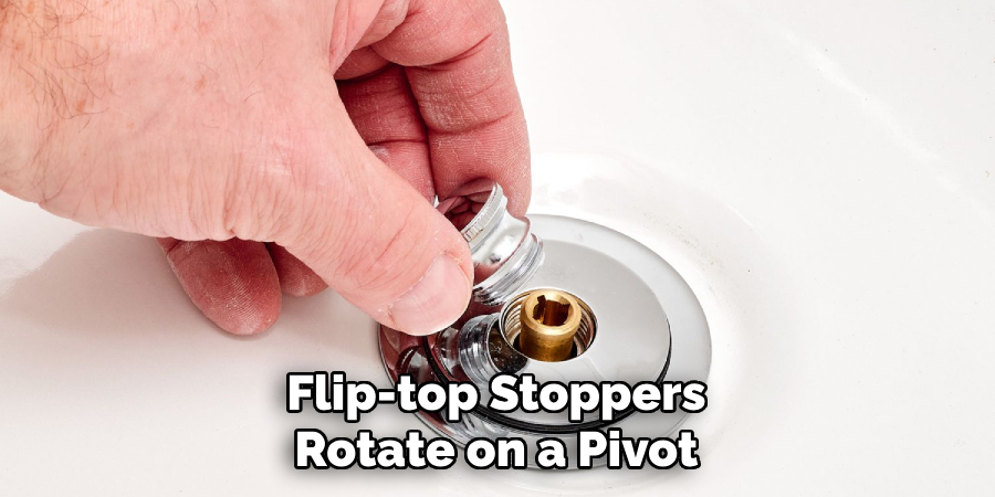 Flip-top Stoppers Rotate on a Pivot