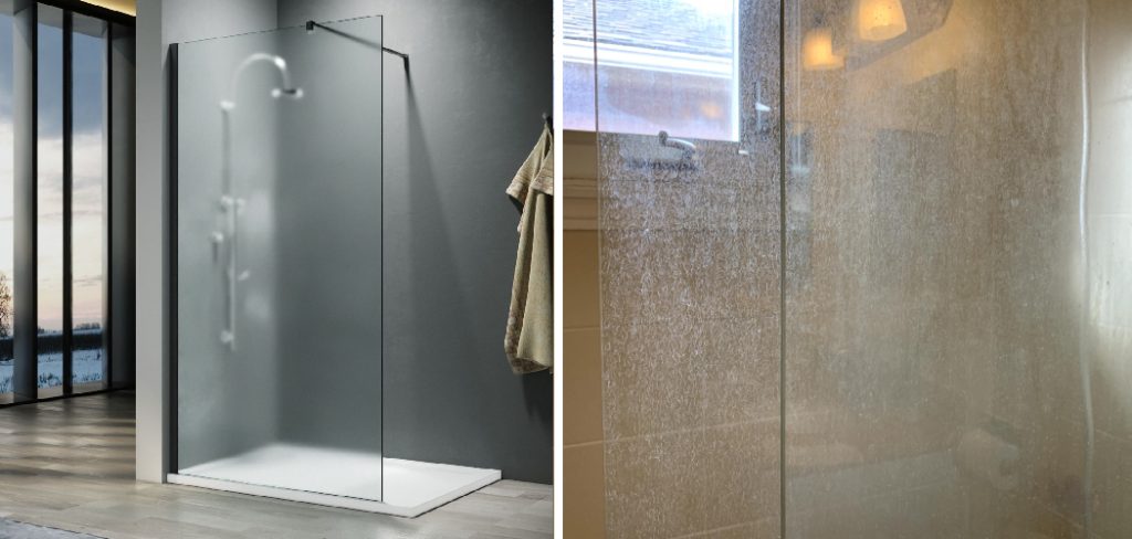 How to Clean Frosted Shower Doors
