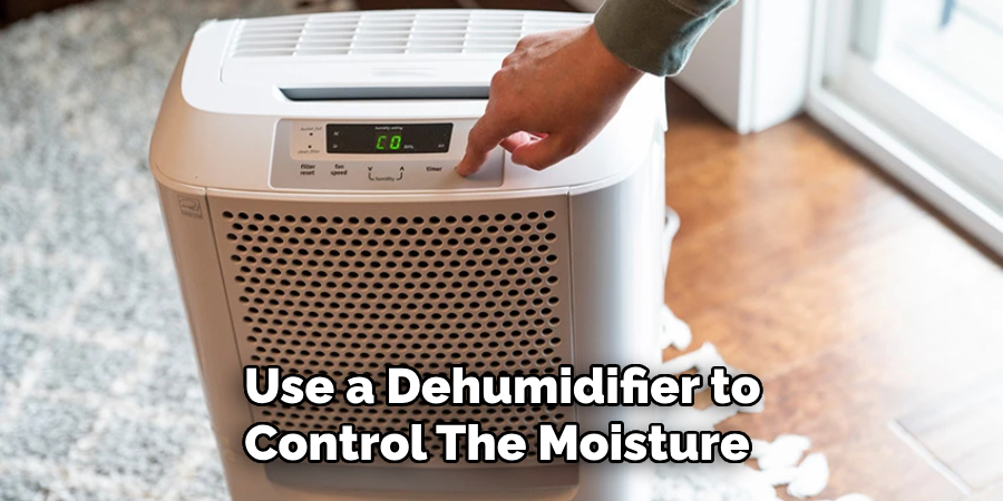 Use a Dehumidifier to Control the Moisture 