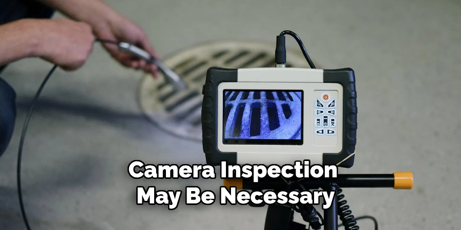 Camera Inspection May Be Necessary