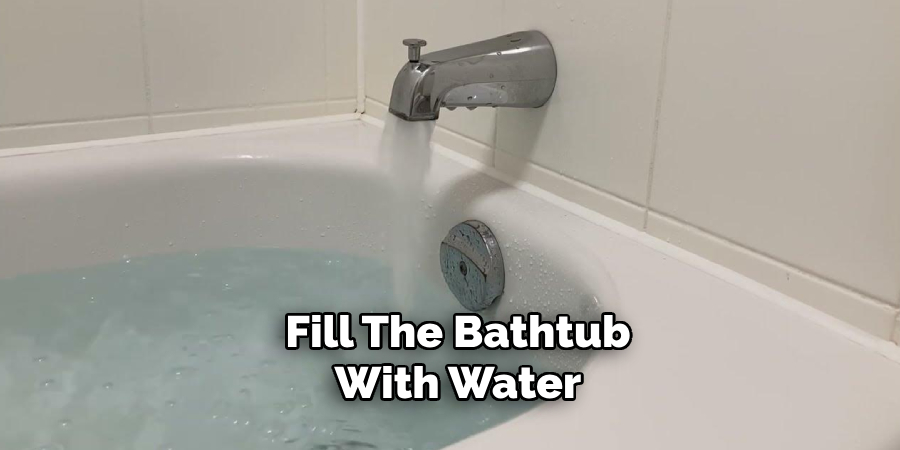 Fill the Bathtub With Water