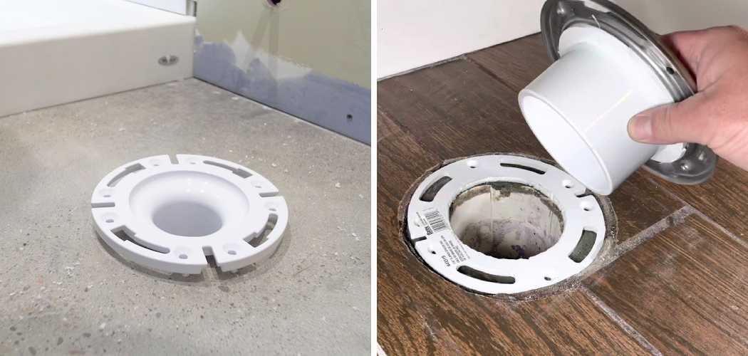 How to Attach Toilet Flange to Concrete Floor