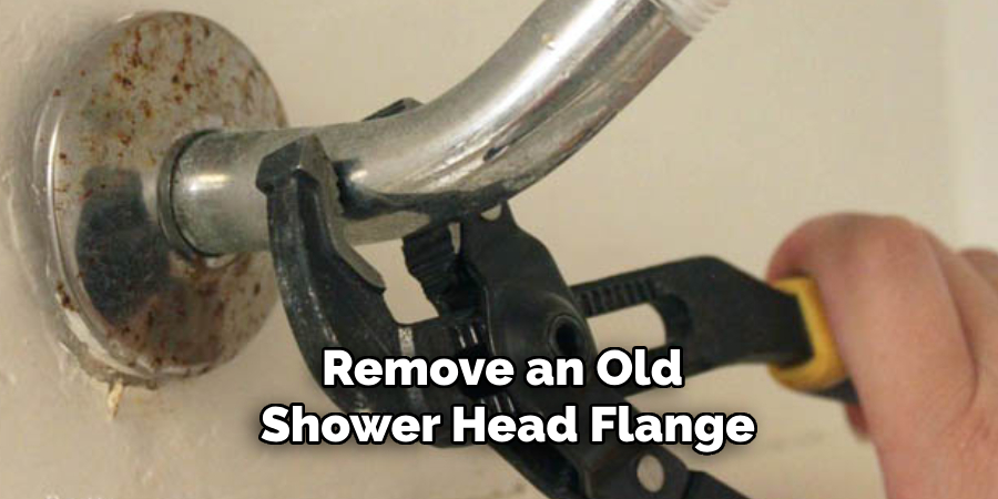 Remove an Old Shower Head Flange