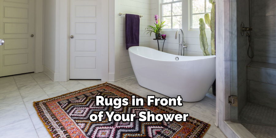 Rugs in Front of Your Shower