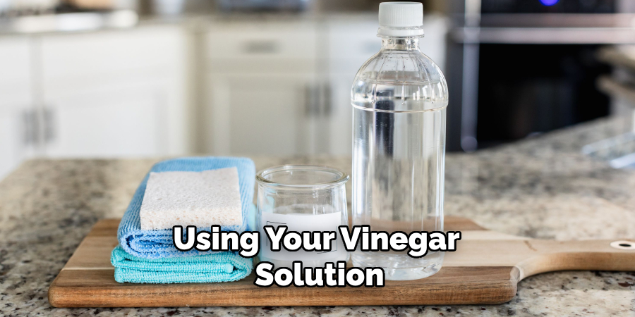 Using Your Vinegar Solution