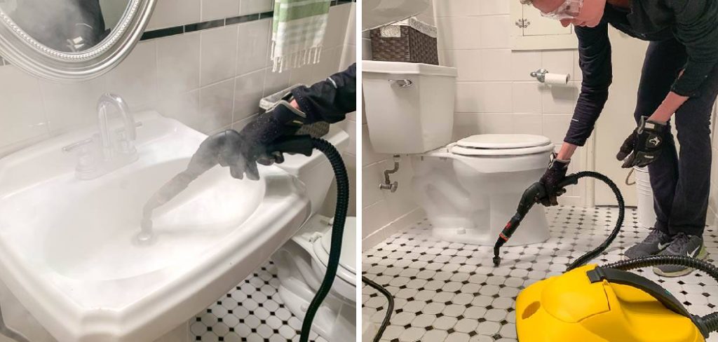 How to Use a Steam Cleaner in The Bathroom