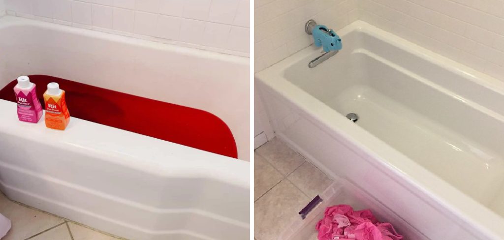 How to Get Rit Dye out Of Bathtub