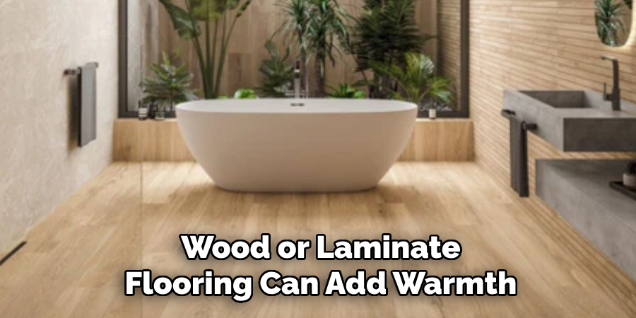 Wood or Laminate Flooring Can Add Warmth