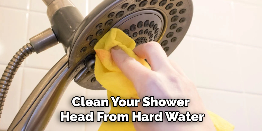 Clean Your Shower Head From Hard Water