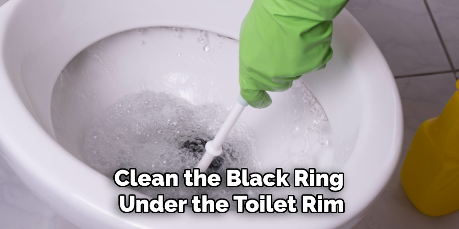 Clean the Black Ring Under the Toilet Rim