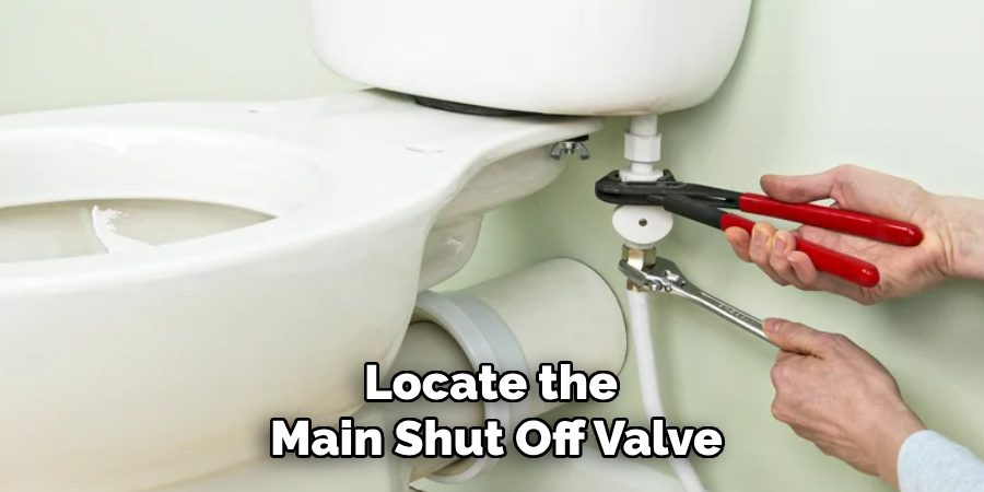 Locate the Main Shut Off Valve