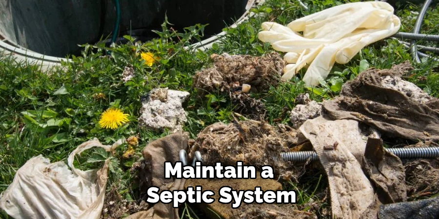 Maintain a Septic System