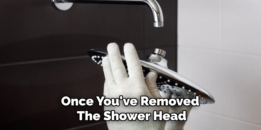 Once You've Removed the Shower Head