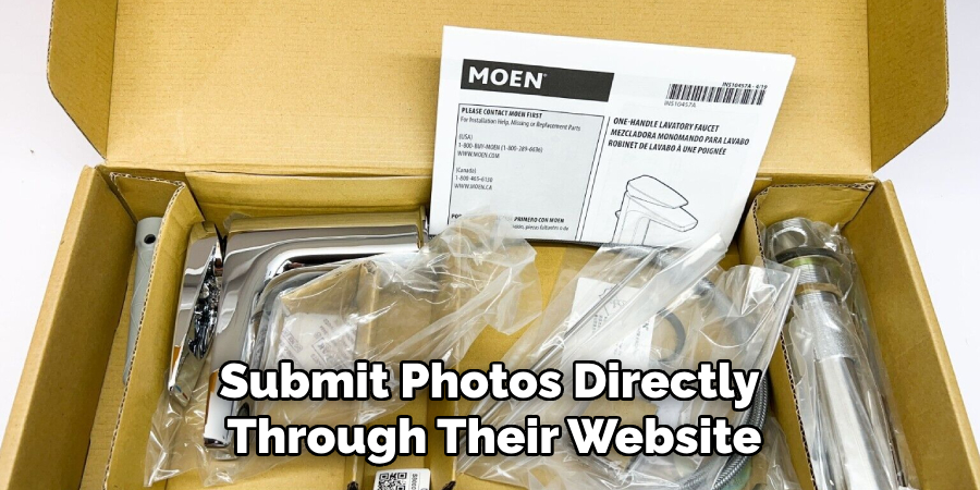 Submit Photos Directly Through Their Website