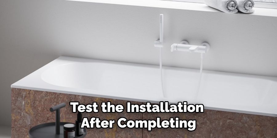 Test the Installation After Completing