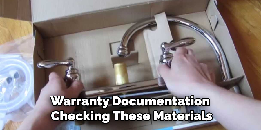 Warranty Documentation Checking These Materials