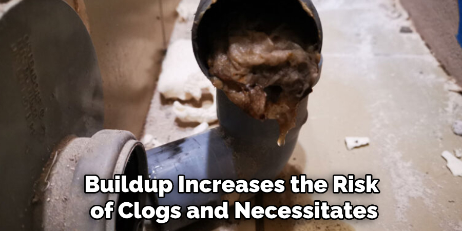 Buildup Increases the Risk of Clogs and Necessitates