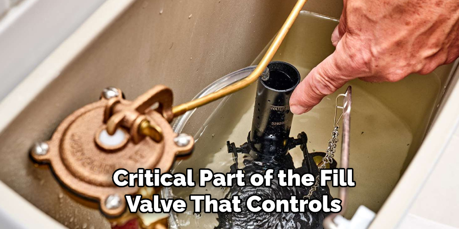 Critical Part of the Fill Valve That Controls