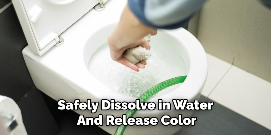 Safely Dissolve in Water and Release Color