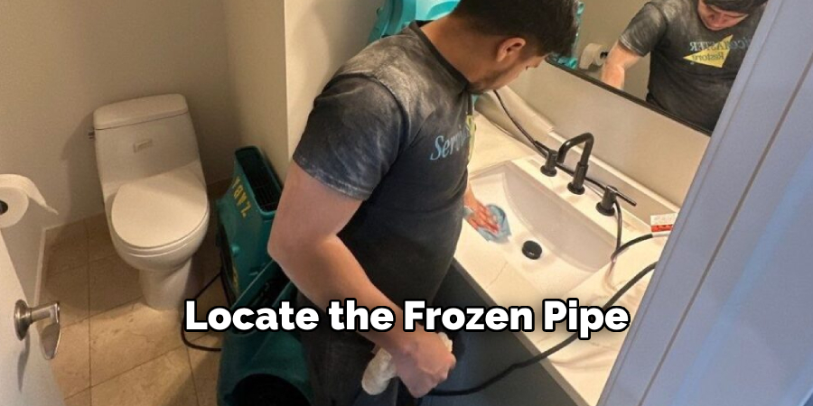 Locate the Frozen Pipe