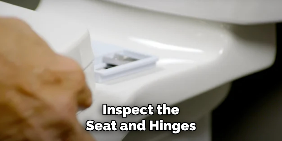 Inspect the Seat and Hinges