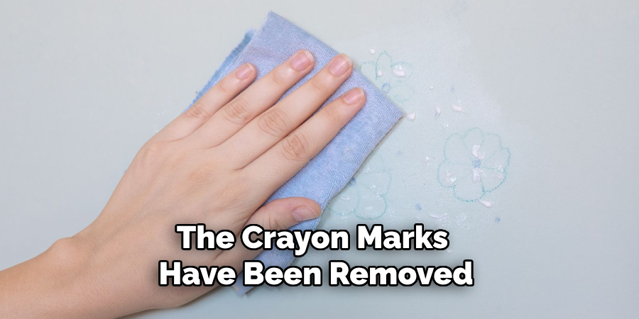 The Crayon Marks 
Have Been Removed