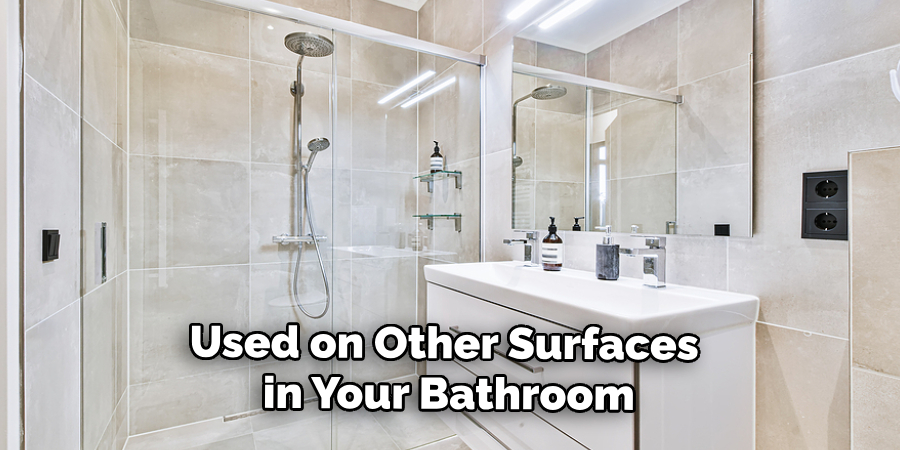 Used on Other Surfaces 
in Your Bathroom