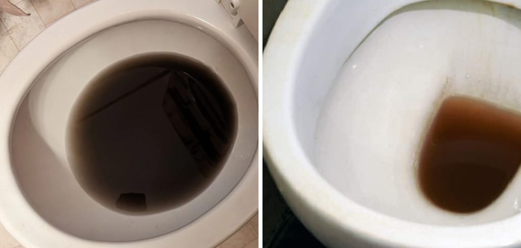 How to Fix Black Toilet Water