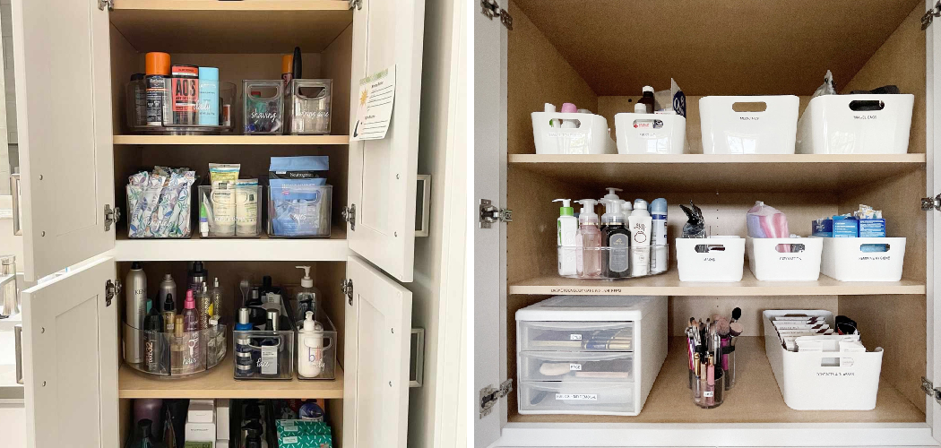 How to Organize Bathroom Toiletries