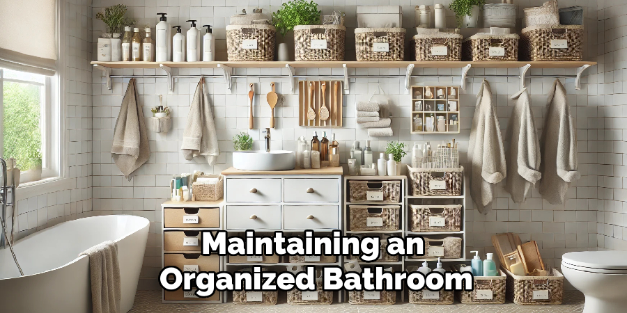 Maintaining an 
Organized Bathroom