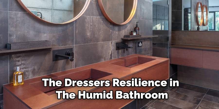 The Dressers Resilience in 
The Humid Bathroom