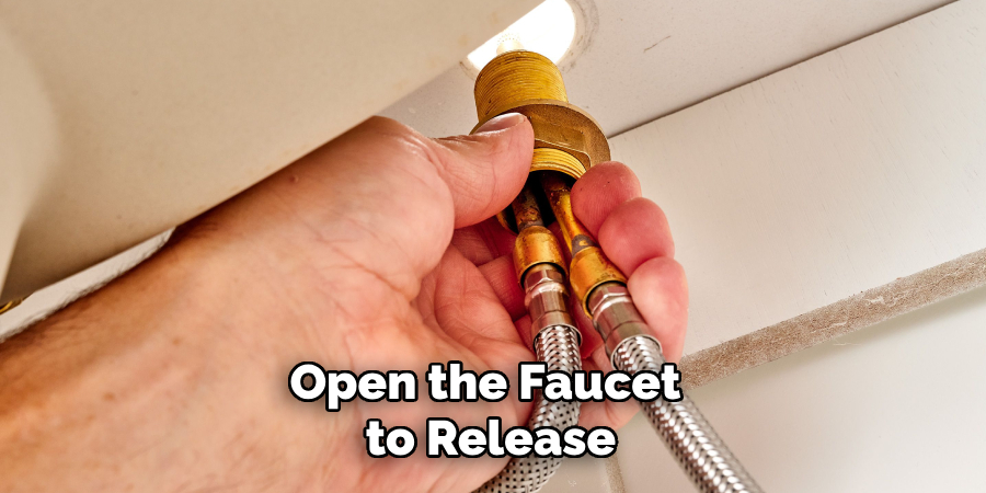 Open the Faucet 
to Release