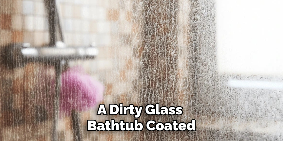 A Dirty Glass 
Bathtub Coated