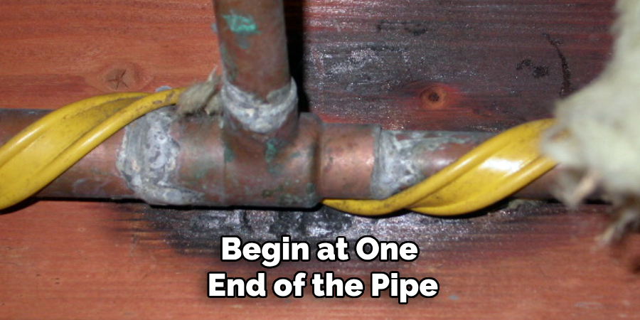 Begin at One
End of the Pipe
