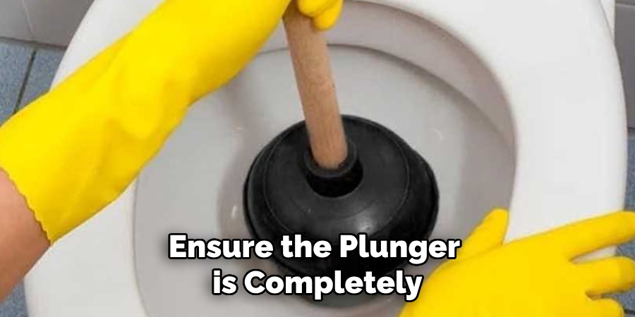 Ensure the Plunger
is Completely