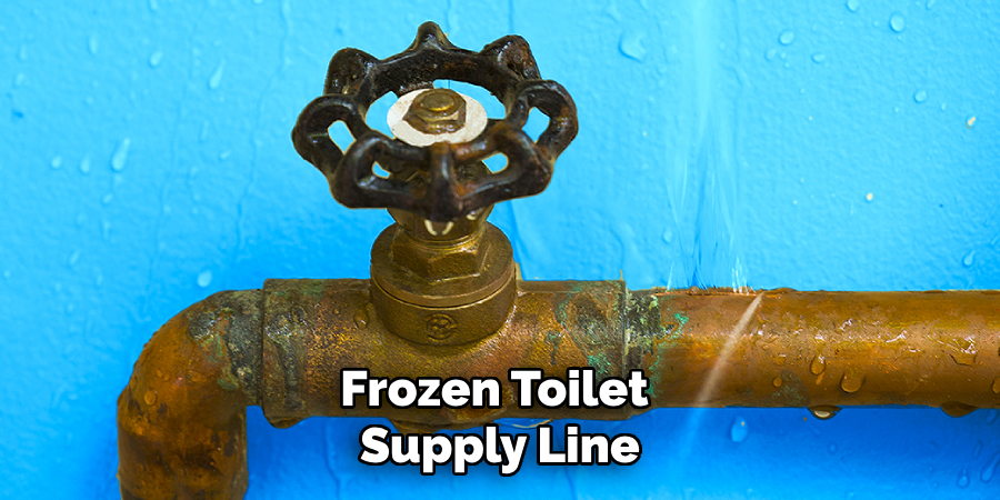 Frozen Toilet
 Supply Line