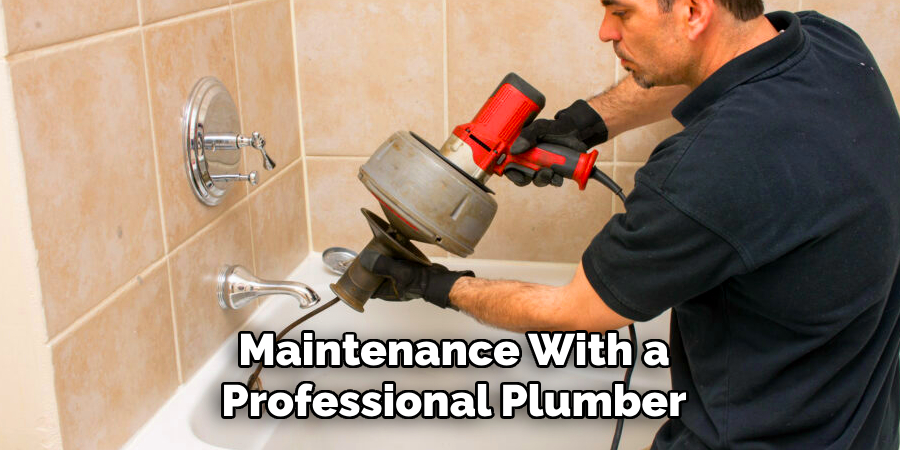 Maintenance With a
Professional Plumber
