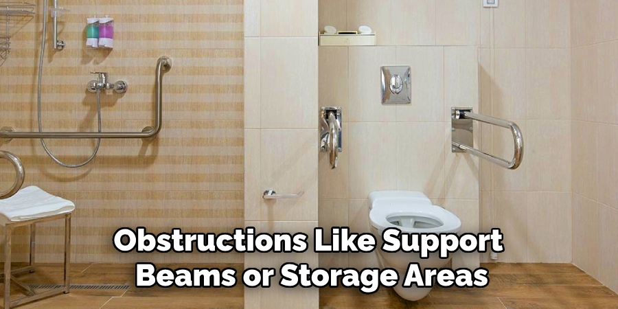 Obstructions Like Support
Beams or Storage Areas