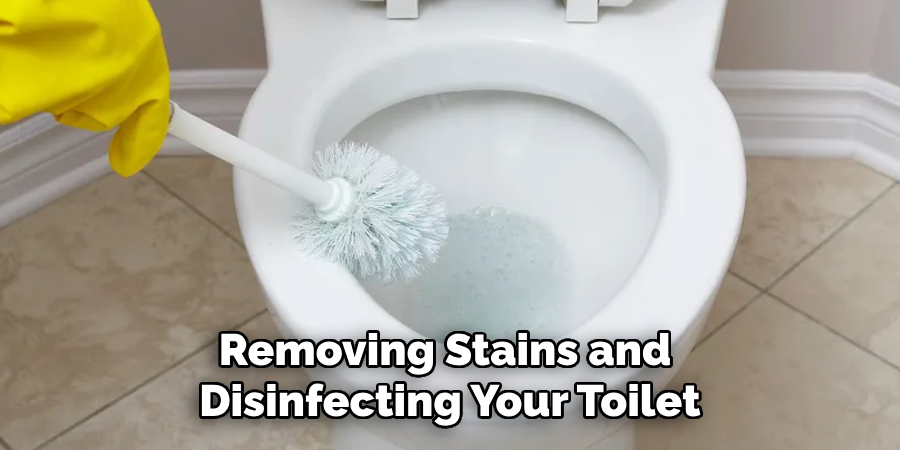 Removing Stains and
Disinfecting Your Toilet