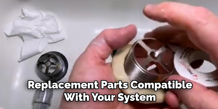Replacement Parts Compatible
With Your System