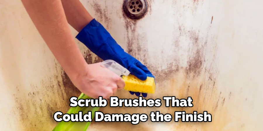 Scrub Brushes That
Could Damage the Finish