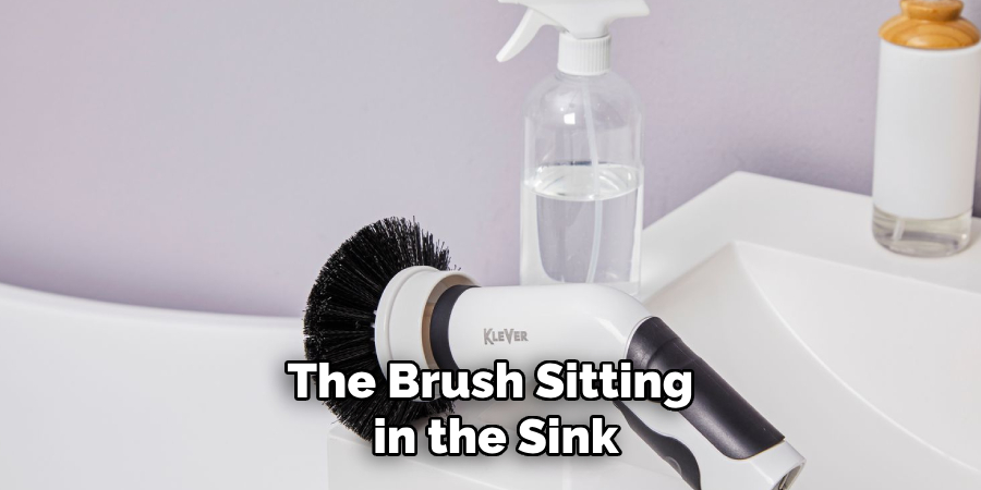 The Brush Sitting
 in the Sink