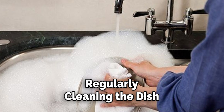 Regularly
Cleaning the Dish