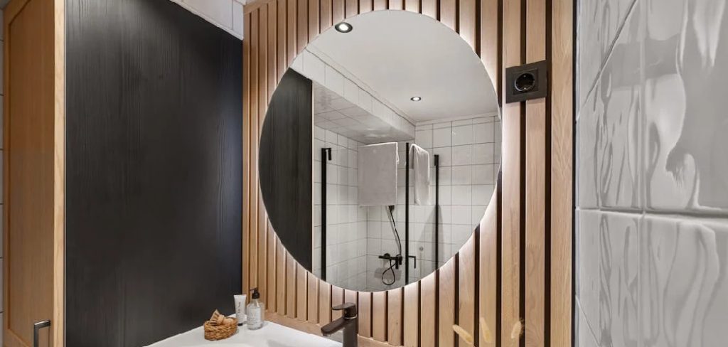 How to Decorate a Large Bathroom Mirror