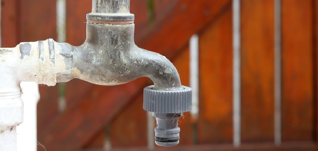 How to Stop Running Water From Tap