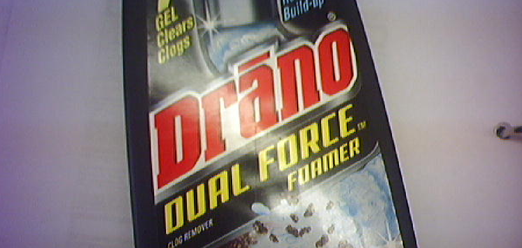 How to Use Drano in Sink